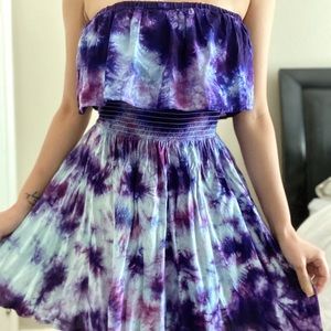 Purple TieDye Sundress